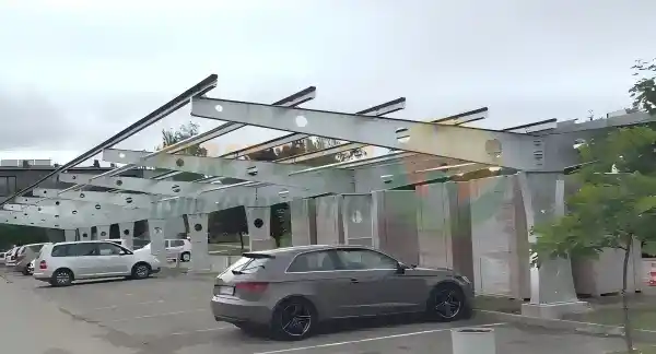 Succesfuld gennemførelse af europæisk dobbeltsidet solarportprojekt