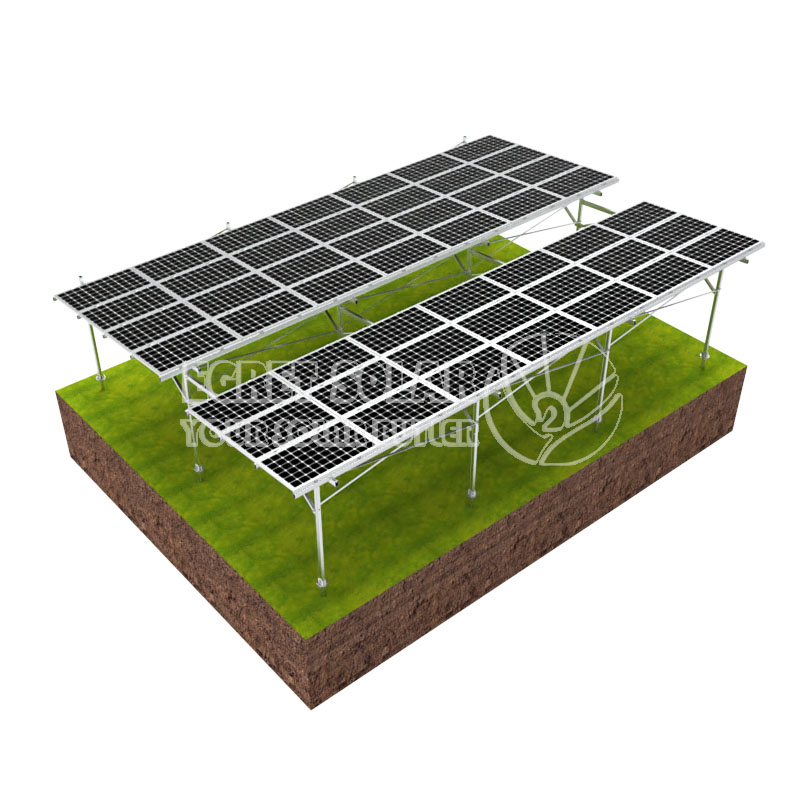 Aluminium Solar Landbrug Montering