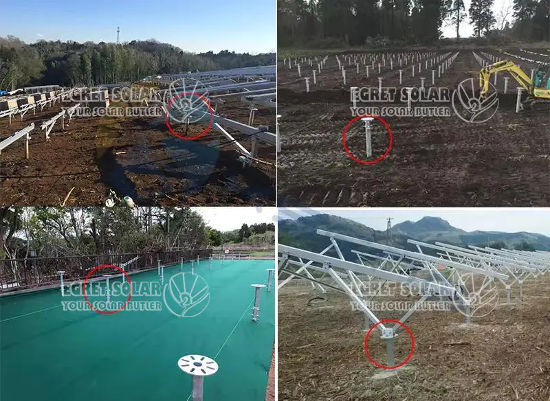 Solar Mounting System Ground Screw Foundation