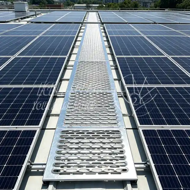 Solar aluminium krokodille gangbro