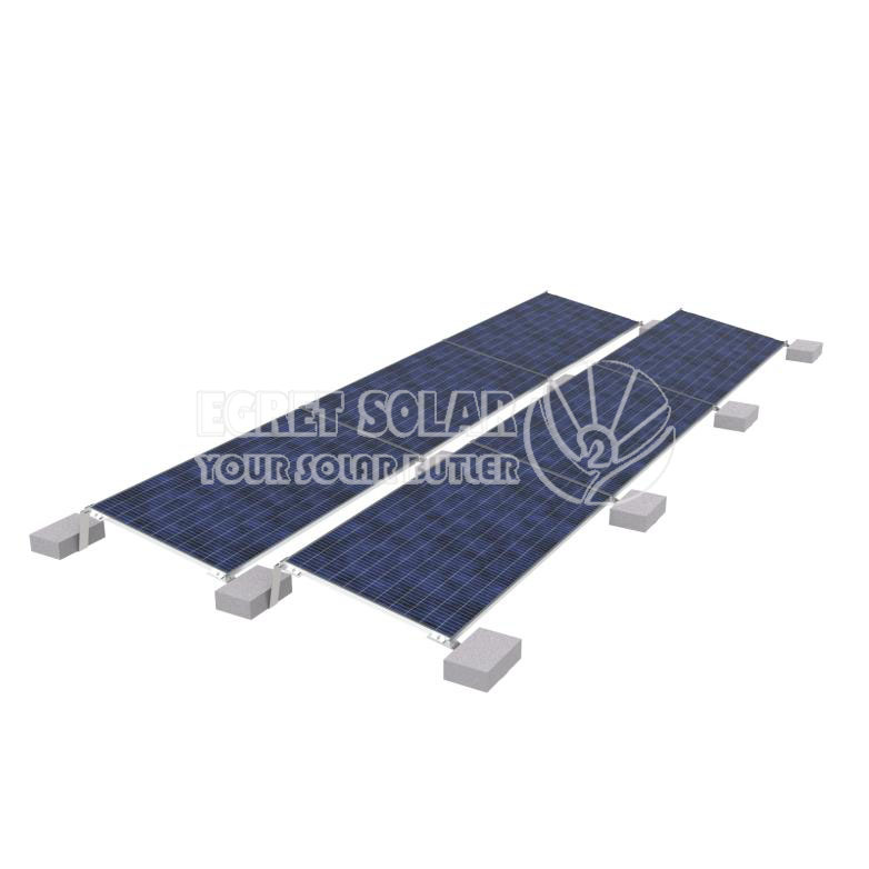 Solar ballast tagmontering