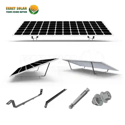 Solar fladt tag montering ballast system